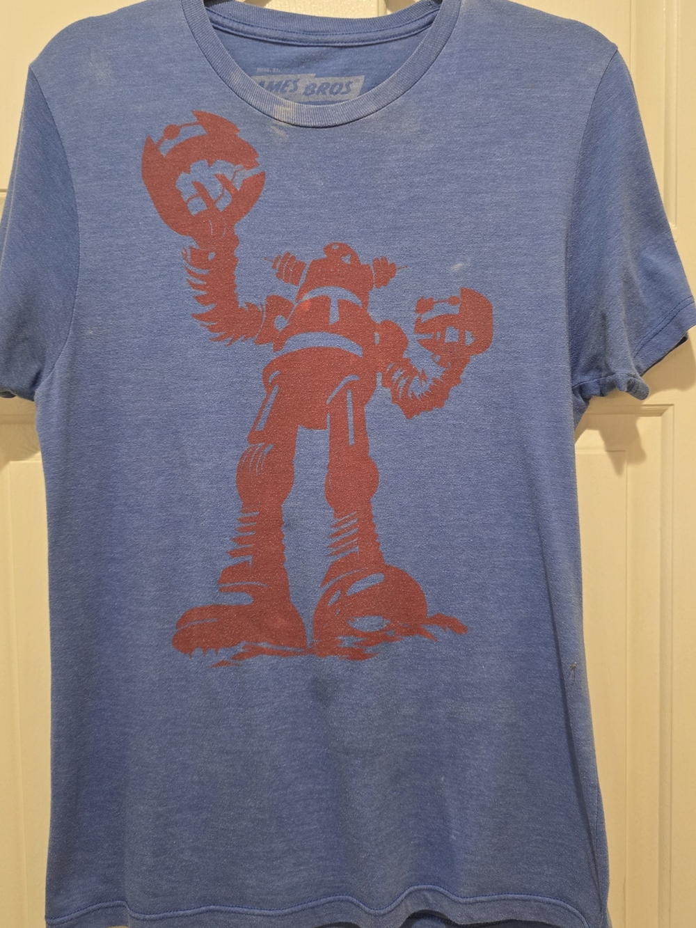 Looney Tunes Bros Marvin The Martian Graphic T Shirt Blue Mens Medium